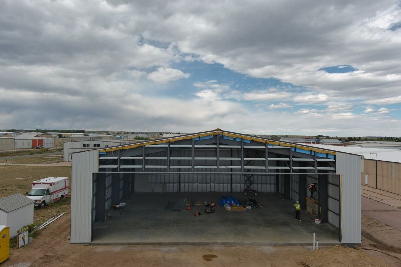 Graham Hangar Takes Shape in Peyton photo 1