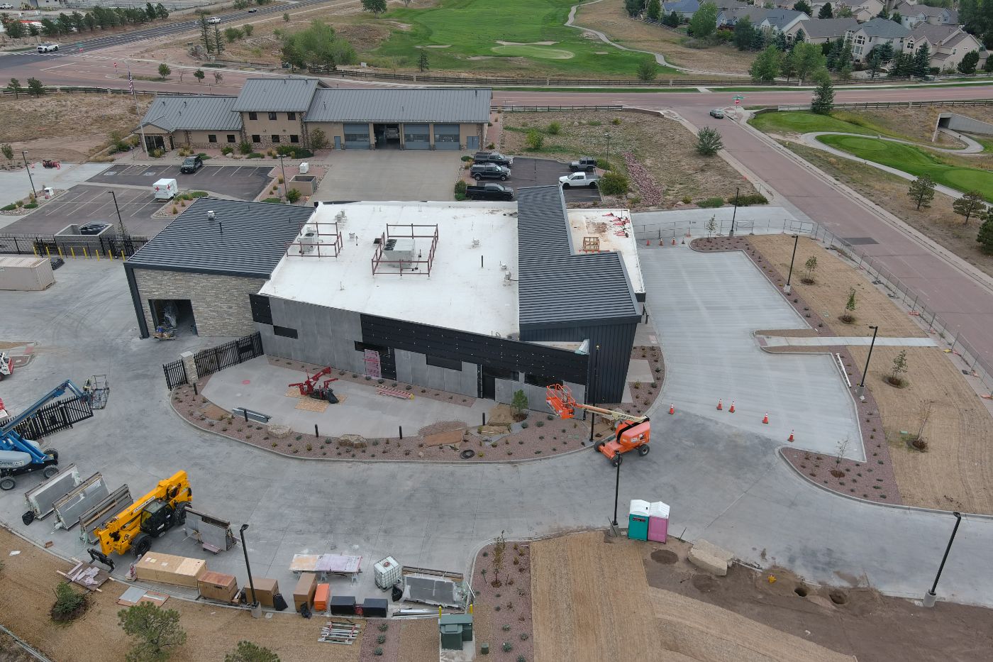 Commercial Building Sitework & Paving by Ajax Concrete